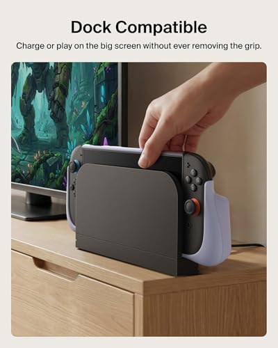 Belkin Nintendo Switch 2 Grip Case, Ergonomic, Dockable, Quick-Release Grip - Image 5
