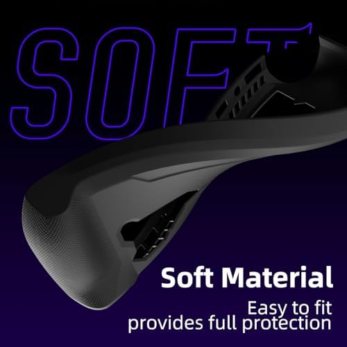 Skull & Co. GripCase for ROG Ally X(2024 Model): A Soft Protective Case with Textured Grips Full Protection and Stand, Shock-Absorption Non-Slip and Anti-Scratch Cover Design - Galactic Purple - Image 5
