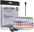 BTF-LIGHTING FCOB COB WS2812B IC RGB LED Strip DC5V 13.1FT 720LED 10mm IP30 by BTF-LIGHTING