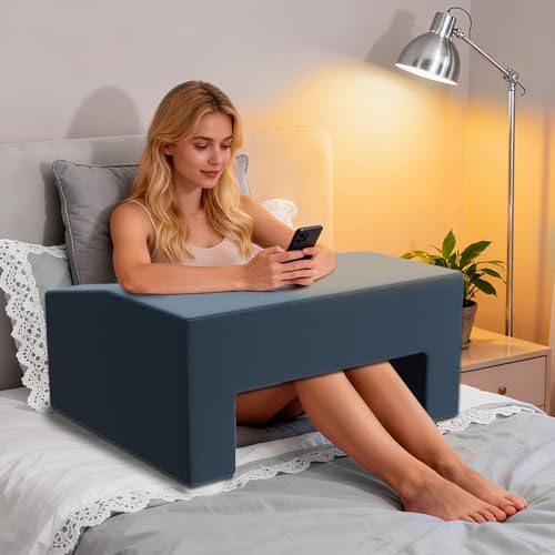 Lap Desk Pillow with Removable Cover Adjustable Angle Gaming & Machine Washable Reading Pillow for Adults Multipurpose Laptop Bed Tray with Arms for Working by FURNAWAY