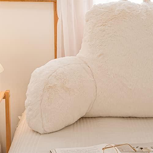A Nice Night Ivory Reading Pillow, 17" Bed Wedge Pillows with Arms, M - Image 4