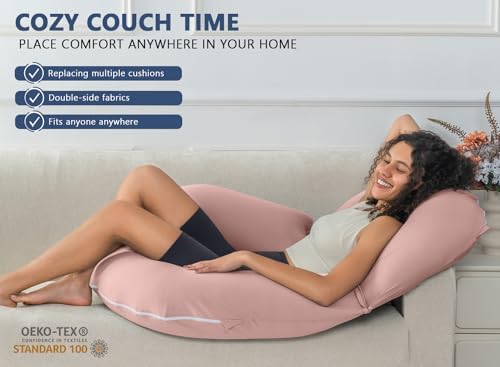 INSEN Reading Pillow, Back Pillow for Sitting in Bed and Couch, Gaming Pillow for Adults, Sit Up Support for Bed - Image 6