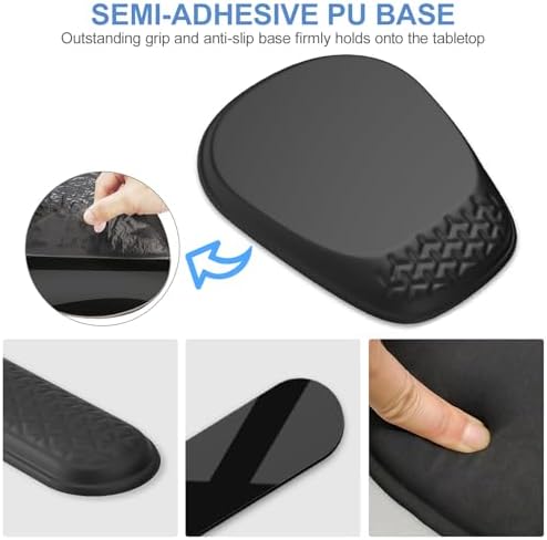 Ergonomic Mouse Pad with Wrist Rest, Memory Foam Support for Office - Image 4