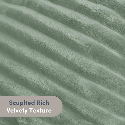 Nestl Reading Pillow with Shredded Memory Foam, Luxe Cut Plush Back Pillow for Sitting Up in Bed, Back and Arms Adjustable Support for Adult & Teens, Backrest Pillows with Washable Cover Sage Green - Image 5