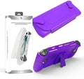 Full Protective Case with Stand Base for ROG Ally Consoles, Shockproof Gaming Protective Case Protector Cover Game Console Skin Shockproof Protector Cover Accessories (Purple) by Unknown