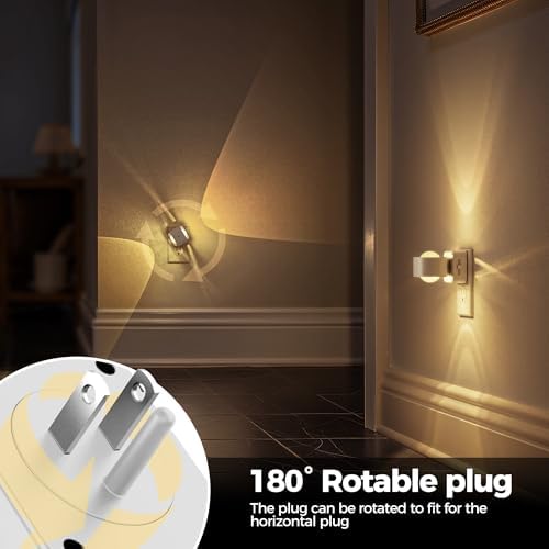 Briignite Night Light Projector, LED Night Lights Plug into Wall Rotating - Image 4