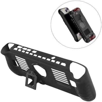 Soft for tpu Case for MSI Claw 8 AI+ with Kickstand - Shockproof Protective Cover Shell for Handheld Gaming Console - Black for Slim Fit Skin 30.5cm - Image 4