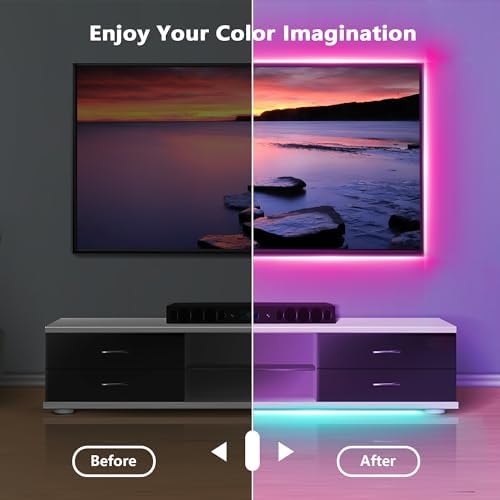 NBBUFF 300FT RGB Led Lights for Bedroom with Remote & App Control, 3*100FT - Image 5