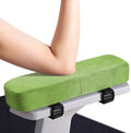 Smiry Memory Foam Office Chair Armrest Pads, Non-Slip Armrest Cushion | Ergonomic Arm Rest Pads with Adjustable Buckles and Straps, Elbow Relief for Desk, Gaming & Wheelchair, Green, Set of 2 by Smiry