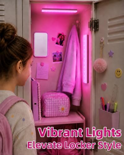 EZVALO Color Changing Locker Light, Bookshelf Light with Remote - Image 2