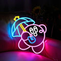 Gaming Neon Sign USB Powered for Game Room Decor, Japanese Anime Neon Sign Dimmable LED Neon Light Sign for Kids Room Man Cave Wall Art Birthday Gift Kirbee 16.1 * 12.8 Inches by SHINEMYWAYNEONSIGN
