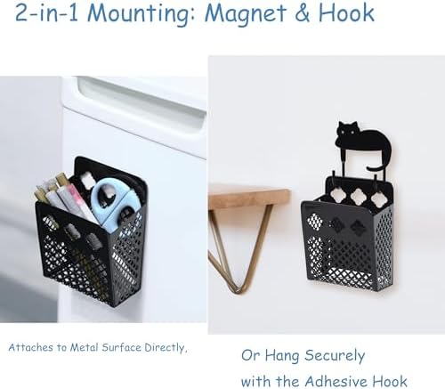 2 Pack Magnetic Pen Holder, Strong Magnet Dry Erase Marker Holder - Image 6