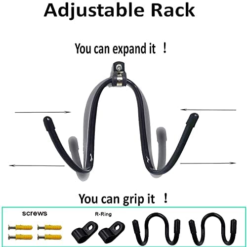 2 Pack Universal Keyboard and Mouse Wall Mount Storage Organizer, Keyboard & Mouse Wall Clip Wall Hanger Wall Display Storage Holder Keyboard Stand - No Keyboard No Mouse - No Falling - Image 2