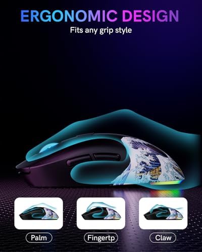G57 Wireless Gaming Mouse, 8000 DPI, Black - Image 6