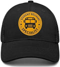 Hat for Men Women, Baseball Cap Gifts for Men Women, Adjustable Cotton Leather Patch Trucker Baseball Cap by Unknown