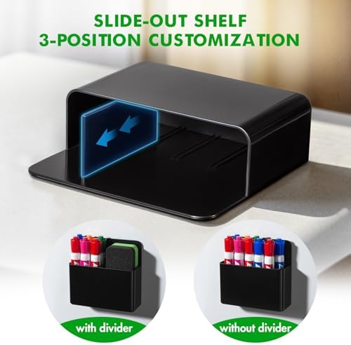 3 Pcs Magnetic Marker Holder for Whiteboard,Fridge Refrigerator - Image 3