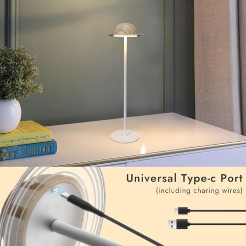 Saturn Rings Battery Operated Lamp- Remote Control, Touch Control, Inspiration from Saturn's Rings, Dynamic Table Lamps, East to Assemble, Sturdy Metal - Image 4