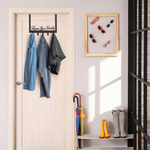 Reallnaive Home Love Family Over The Door Hooks Bathroom Decor - Image 5