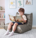 Hobestluk Bean Bag Chair Leather Togo Sofa Memory Foam for Play Room Small | Medium Black,Ergonomic Design,Floor Chair,Waterproof,Easy Clean,Anti-slip Bottom,No Assembly Required,For Bedroom Reading by YourHomeDeservesMore