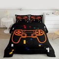 Feelyou Kids Gamer Bedding Set Full Size, Geometric Gaming Comforter Game Comforter Set Boys Girls Gamepad Teens Duvet Set Bedroom Decor with 2 Pillow Case by Feelyou