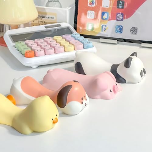Cityhermit Upgrade Ergonomic Memory Foam Wrist Rest Support for Mouse Computer Arm Rest for Desk Cute Animals Wrist Pad Office Supplies Slow Rising PU Wrist Pad (Dog) - Image 5