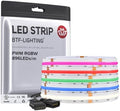 BTF-LIGHTING FCOB COB LED Strip Light,UL Listed RGBW 6000K 896LED/m High Density LED Tape Light,16.4FT DC24V 12mm Width Color Changing Light for Bedroom Home Indoor DIY Decor(No Adapter or Controller) by BTF-LIGHTING
