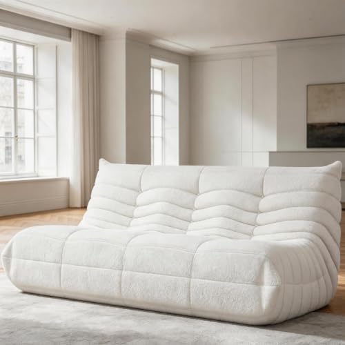WHGBJA Oversized Bean Bag Chair for Adults with Memory Foam 3 Seater Couch | Floor Sofa Couch for Gaming, Reading, Bedroom, Living Room, Comfy, Boneless, Ergonomic - Image 6
