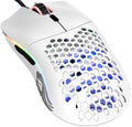 Glorious Model O Wired Gaming Mouse 67g Superlight Honeycomb Design, RGB, Pixart 3360 Sensor, Omron Switches, Ambidextrous - Matte White by Glorious