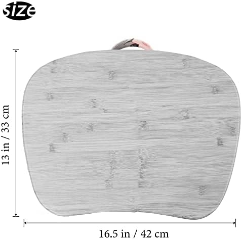 Lap Laptop Desk - Portable Lap Desk with Pillow Cushion, Fits up to 15.6 inch Laptop for Home Office Students Use as Computer Laptop Stand, Book Tablet(1-Light Grey) - Image 3
