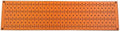 Wall Control Narrow Pegboard Rack 8in x 32in Orange Metal Pegboard Runner Tool Board by Wall+Control