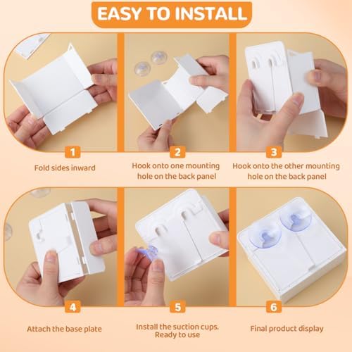 ARTIBETTER 2Pcs Suction Cup Pen Holder for Whiteboard Storage Organizer for Pens Markers Erasers for Classroom and Office Use Tidy Up Your Space - Image 7
