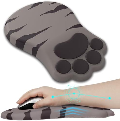 L-SPOUTTO Ergonomic Mouse Pad with Wrist Rest,Cute Mouse Pad Wrist Support by L-SPOUTTO