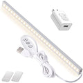 DWEPTU 12 Inch Under Cabinet Lighting, Dimmable LED Light Bar with Plug-in AC Adapter & Magnetic Mount - for Kitchen, Workshop, Closet (Includes Adhesive Tape) by DWEPTU