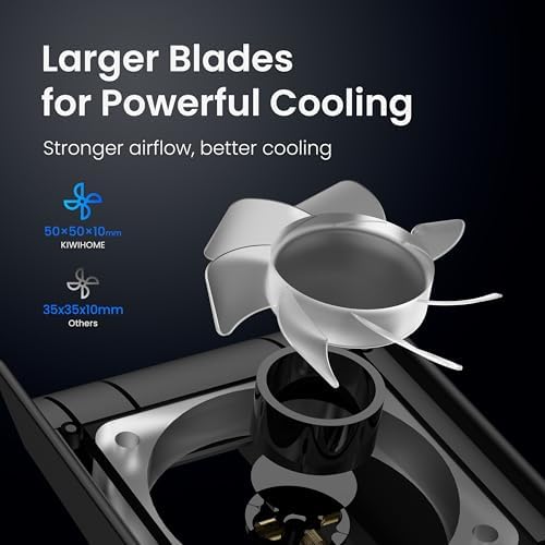 KIWIHOME Cooling Fan for PS5 2020, Quiet Cooler with Auto Speed USB3.0 - Image 3