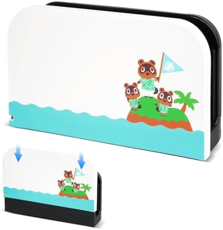 TIKOdirect Faceplate Cover for Nintendo Switch 2 Charging Dock, Hard PC Slim Shell Anti-Scratch [No Screwdriver Installation] Faceplate Protection Shell Case for Switch 2 Dock, Animal Crossing by TIKOdirect