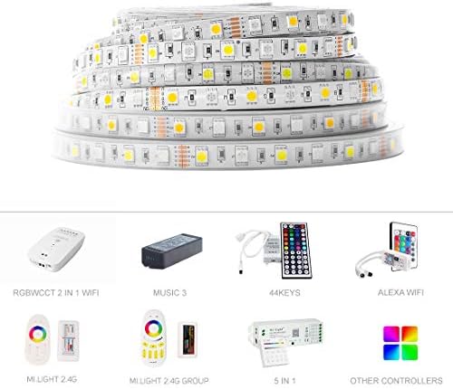 BTF-LIGHTING RGBW RGB+Cool White 150RGB+150White DC12V 16.4ft 60LED/m IP67 - Image 4