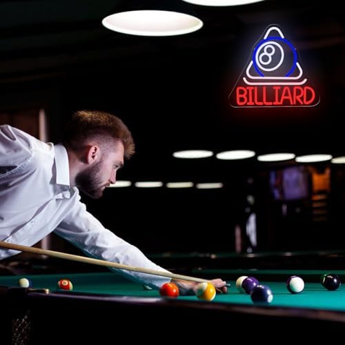 Billiard Neon Sign Pool Table Wall Decor LED Lights for Pool Room Decor - Image 3