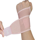 2-Pack Ultra-Thin Wrist Braces, Breathable Comfort Mesh Fabric Support for Pain Relief - Ideal for Carpal Tunnel, Tendonitis, Sports, Fitness and Daily Use - Adjustable Wrist Support (Pink) by HGBOOTECH