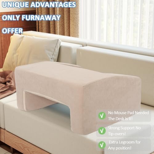 Lap Pillow Desk - Gaming Pillows for Lap, Multi-Functional Reading&Book Pillows and Machine Washable Desk Pillow for Napping, Work & Sofa Couch Use - Image 3