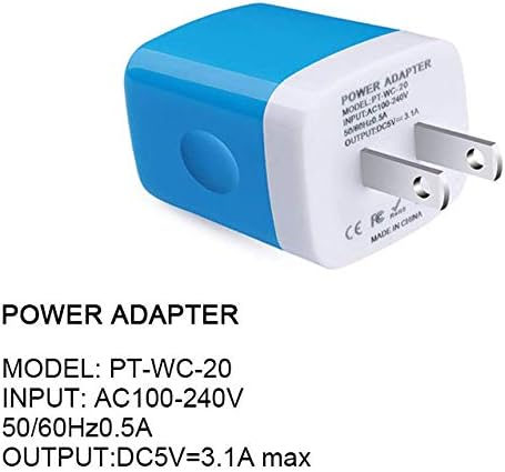 Wall Charger Adapter, USB Cubes,3Pack Universal Travel 3.1A Muti Port Plug - Image 8