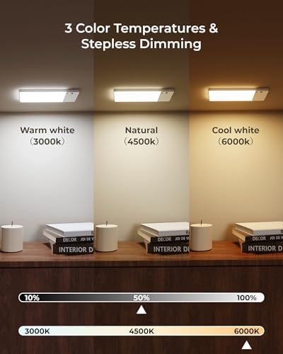 2 Pack Rechargeable Motion Sensor Ceiling Light, Cordless Closet Light - Image 6