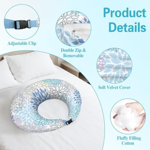 Lap Pillow for Reading & Gaming Lap Desk Pillows for Crocheting & Crafting with Elbow & Arm Support Cushion for Ergonomic Use on Bed and Couch - Image 4