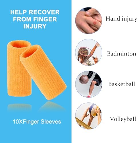 Finger Compression Sleeves, 10 Pcs - Image 3