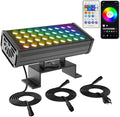 Smart Flood Lights Outdoor 180W RGBCW Color Changing LED Floodlight – WiFi APP & Voice Control, 2700K-6500K Tunable White, 50 Modes Music Sync, IP65 Waterproof Wall Washer Light by ProfessionalRGBWLEDSupplier