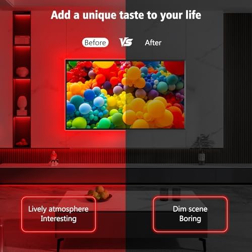 echosari Strip Lights USB 9.8Ft 180 LED Strip Lights Cuttable Each 2835 SMD - Image 7