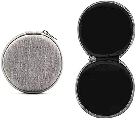 2 Pack Earphone Earbuds Headset Headphone Carrying Case Holder Mini Storage Organizer Box Container Coin Pouch Wallet for MP3,Bluetooth Ear Buds,USB Data Line Cables,Keys,Electronics Protective - Image 5