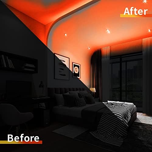 32.8FT/10M/2PCS Orange LED Neon Light Strip with Installation Accessories - Flexible Waterproof 12V DC Rope Lights for Eye-Catching Indoor & Outdoor Decoration [Adapter Not Included] - Image 5
