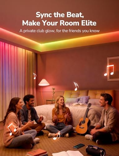 Lepro S1 AI Smart LED Strip Lights with IC 16.4FT 2.4G WiFi Bluetooth - Image 6