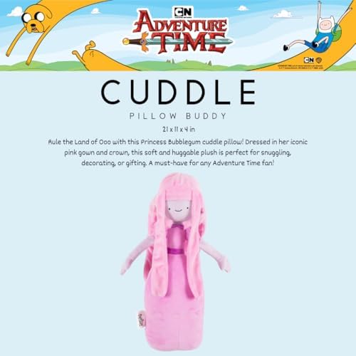 Franco Adventure Time Princess Bubblegum Bedding Super Soft Cozy Decorative Cuddle Pillow, (Officially Licensed Product) Collectibles - Image 3