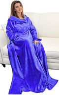 Catalonia Wearable Blanket with Sleeves for Women & Men, Fleece Wrap Throw by Catalonia
